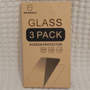 Mr. Shield Tempered Glass Screen Protector 3 Pack for iPhone 7Plus, 8Plus